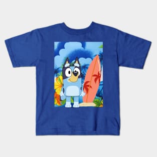 bluey hawaiian Kids T-Shirt